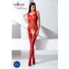 Červené bodystockings BS061