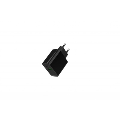 GEMBIRD PD nabíječka USB-A USB C 20W černá (TA-UC-PDQC20-01-BK)