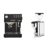 Ascaso Steel UNO PID, Black&Wood + Rocket Espresso GIANNINO, chrome/black