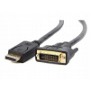 Prepojovací kábel Gembird CC-DPM-DVIM-3M DVI - DisplayPort 3 m