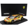 Looksmart Ferrari 488 Gt3 Evo 3.9l Turbo V8 Team Octane126 Serliana N 26 Pole Position 24h Nurburgring 2022 Bjorn Grossmann - Jonathan Hirschi - Luca Ludwig - Simon Trummer 1:43 Gold Met