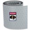 Krycia páska na plot Kadax 255 x 19 cm sivá