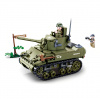 Sluban Army WW2 M38-B0856 Malý spojenecký tank Sluban Army WW2 M38-B0856 Malý spojenecký tank