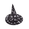 Verk Detský čarodejnícky klobúk Helloween čiernostrieborná