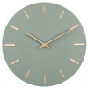 Designové nástěnné hodiny 5821DG jungle green Karlsson 30cm