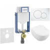 GEBERIT Kombifix súprava 5v1 - inštalačný modul, závesné WC s DirectFlush a Softclose WC sedadlo VILLEROY & BOCH Subway 2.0, tlačidlo Sigma01 Round, 115.770.11.5 (biela), 110.302.00.5 NI1