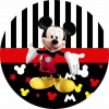 CUKROVÁ TLAČ jedlý obrázok na tortu Cukrová hmota Myšiak Mickey MINNIE SADA 45