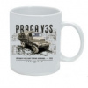 Hrnček keramický STRIKER Praga V3S - biely