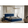 Posteľ LATINA 140x200 modrá s úložným priestorom