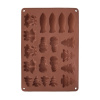 Silikonová forma na pečení Orion Vánoce hnědá