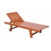 Rojaplast Záhradné lehátko Rojaplast Luisa drevené polohovacie