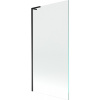 Mexen Next L, 1-krídlová vaňová zástena 90 x 150 cm, 6mm číre sklo, čierny profil, 895-090-000-03-00-70
