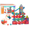 Lean Toys Magnetické 3D guličková dráha - 145 prvkov