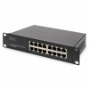 Digitus Dn-80115 Spravované sieťové pripojenia Gigabit Ethernet (10/100/1000) Čierna 1U