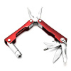 Kľúčenka mini multifunkčné Kliešte MULTITOOL 6v1 Červené