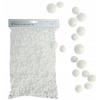 Guličky biele polystyrénové glitrové cca 2 mm 15 g