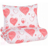 BedTex bavlna obliečky Pink Love 100% bavlna Renforcé 70x90 140x200