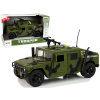 LEAN TOYS Vojenské vozidlo, trecí pohon – tmavá camo