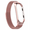 XIAOMI MI BAND7 magnetický náramok s pleteninou, oceľ, ružové zlato GOLD-PINK