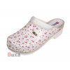 Dreváky BUXA Dámske Dreváky Na Gumenej Podrážke SuperKomfort FPU10 - Kvietkované Veľkosť: 37 [24,0 cm]