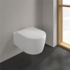 VILLEROY & BOCH Avento Combi-Pack, závesné WC s DirectFlush + WC sedadlo s poklopom, s QuickRelease a Softclosing, biela alpská, 5656HR01