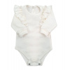 Rastúce body dlhý rukáv s volánikmi, bavlna, smotanové Z&Z 8596309430829