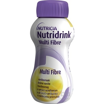 Nutridrink Multifibre vanilková príchuť 4x200 ml
