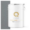 Silikónová omietka Q-COVER sivá RAL 7045, zrnitosť 1.5mm, 25 kg