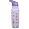 Detská nerezová termofľaša Klean Kanteen Insulated Kid Classic Narrow 12oz (w/Flip Seal Sport Cap) - ice cream 355 ml uni