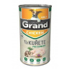 GRAND konz. deluxe pes kuracie s 1/2 kuraťa adult 1300g