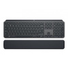 LOGITECH MX Keys klávesnica UK s opierkou dlaní (920-009414) WiFi (USB Unifying prijímač) / Bluetooth / Lokalizácia EN / Podsvietená / Numerická časťTmavosivá / Batéria Integrovaná (nabíjacia)