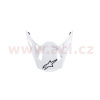 kšilt pro přilby SUPERTECH S-M10 a S-M8 SOLID, ALPINESTARS (bílý lesklý)