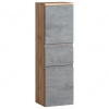 Held STREDNE VYSOKÁ SKRINKA, svetlosivá, dub wotan, 40/130/35 cm - Online Only kúpeľne - 000307016839