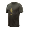 Pánske tričko kr.rukáv SENSOR MERINO AIR EARTH olive green S