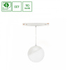 SPECTRUMLED SYSTEM SHIFT CCT- GLOBE P SUSPENDED SPHERE TRACK LIGHT FI100 (815MM CABLE) 5W 165DEG WHITE CCT SWITCH 5Y WARRANTY