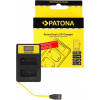 Nabíjačka akumulátorov Paton pre Dual Fuji NP-W126 s LCD, USB (PT141645)