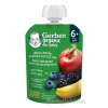 Gerber Organic vrecúško jablko banán borůvka a ostružina 90 g