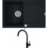 Franke MRG 611 onyx s excentrom + Franke FC 6018.071 LINA onyx