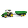 Auto Bruder Farmer - Traktor John Deere so sklápacím prívesom (4001702021085)