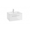 ArtDef Skrinka pod umývadlo FERATA D60 1S/45 | biela 60 cm