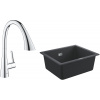 Set kuchynská batéria Grohe Zedra 32294002, granitový drez Grohe K700 31654AP0