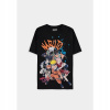 Naruto Team Men's Loose Fit short sleeved T-Shirt black