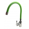 BELAGGIO TRIX 1008Z Kuchynská vodovodná batéria s flexi zeleným ramienkom, CHRÓM / ZELENÁ TR1008Z