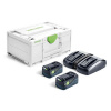 FESTOOL Energetická súprava SYS 18V 2x5,0/TCL 6 DUO 577707