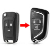 Opel 3 tlačidlá obaly na kľúče HU100