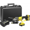 Stanley SFMCG400M2K FatMax V20 Aku uhlová brúska 125mm (18V/2x4,0Ah), kufor