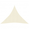 vidaXL Tieniaca plachta 160 g/m² krémová 4,5x4,5x4,5 m HDPE