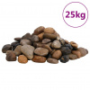 Leštěné oblázky 25 kg mix barev 2–5 cm Vícebarevný 155332