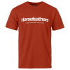 pánske tričko HORSEFEATHERS QUARTER T-SHIRT Orange Rust M