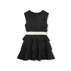 Dievčenské šaty Karl Lagerfeld Z31144.156.160 čierna 162
